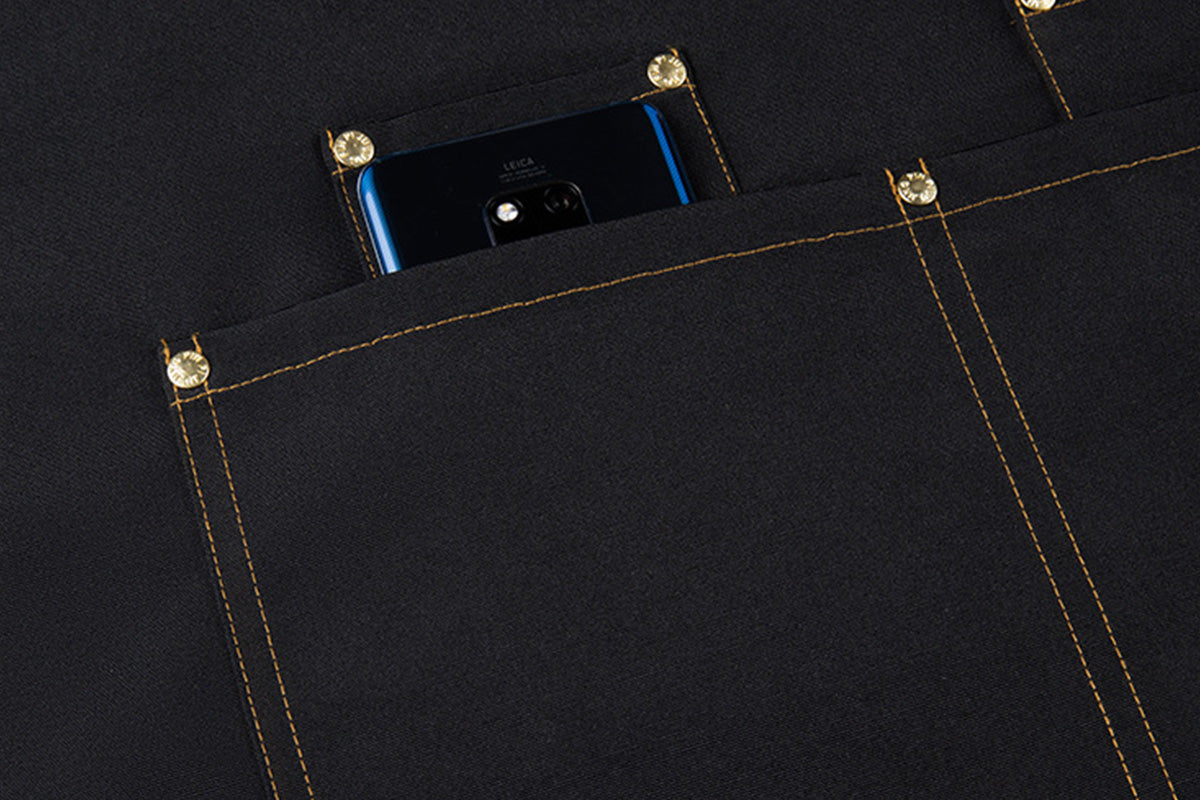 Waterproof Kitchen Apron Oil Resistant Chef Apron with Adjustable Neck