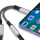 2-in-1 Type-C Audio and Charging Adapter for USB-C Devices with 30W Fast Charge