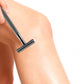 Matte Double Edge Manual Razor With 10 Blades For Men