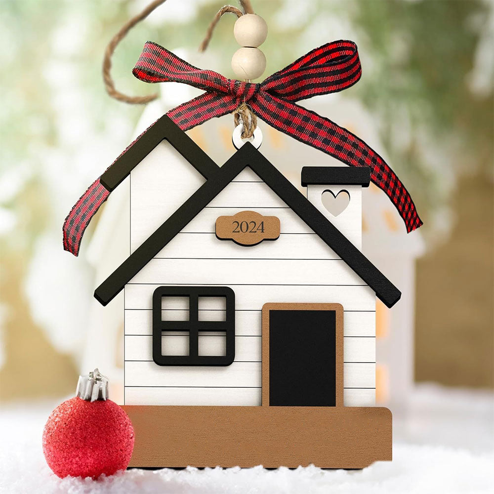 Christmas Home Ornament 2024 New Home New Beginning Housewarming Ornament