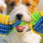 7Pcs Dog Rope Chew Toys Durable Knot Balls for Puppies Training and Teething