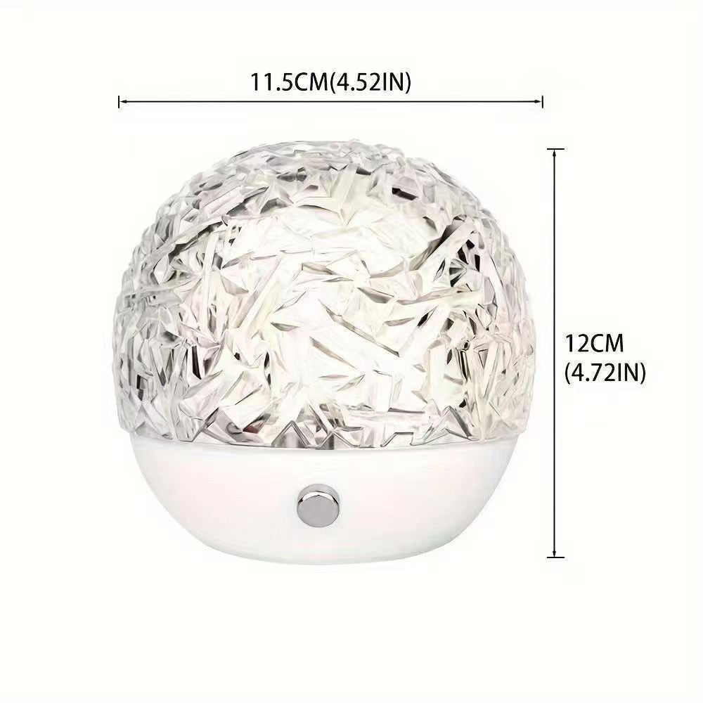 16 Color Rechargeable RGB Water Ripple Mood Lamp with Touch Dimming