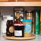 30cm Diameter Bamboo Turntable for Kitchen Pantry Countertop Table