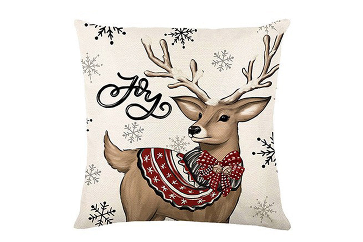 Set of 4 Christmas Pillow Covers Decorative Throw Pillow Covers for Sofa