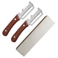 Multi-Functional Vegetable Peeler Stainless Steel Blade with Wooden Handle and Bottle Opener