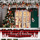 Merry Christmas Xmas Outdoor Banner Flag Pulling Santa Claus Hanging Decoration
