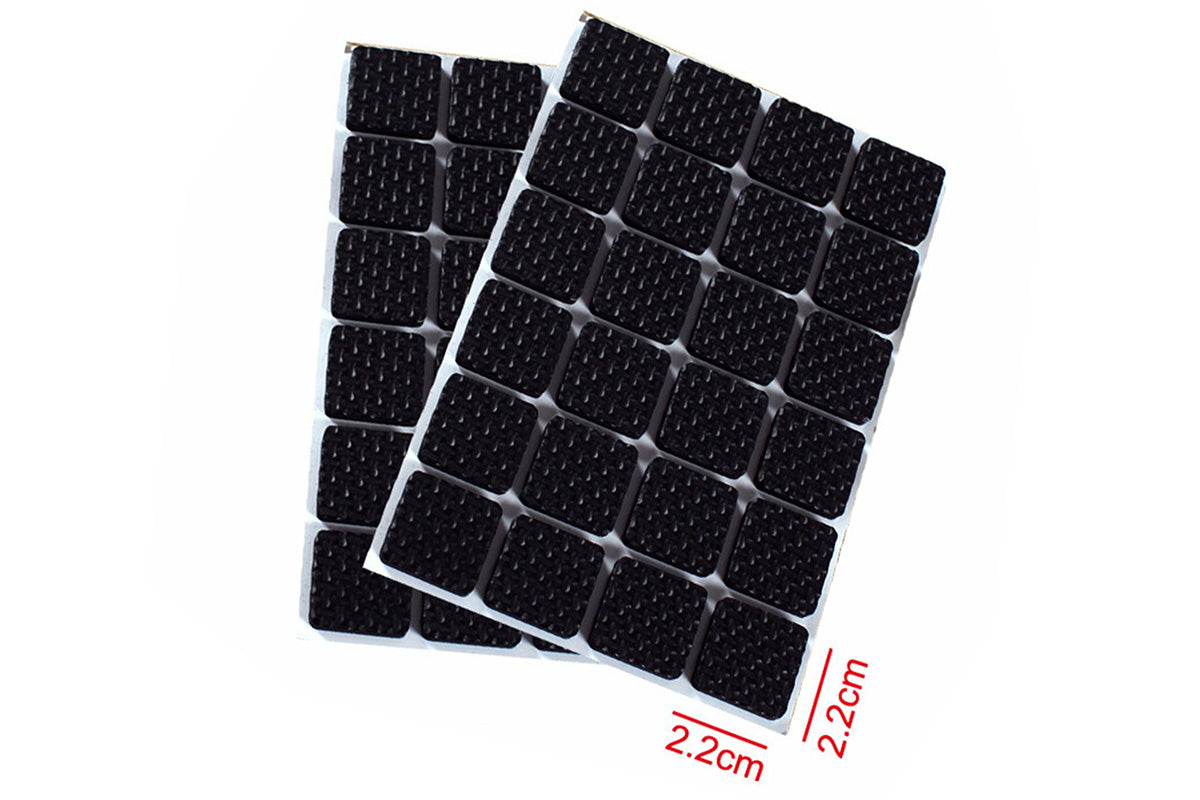 48PCS Chair Leg Pads Non Slip Furniture Floor Protector Self Adhesive