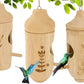 3PCS Hummingbird House Wooden Bird Houses For Outside Hanging Decor