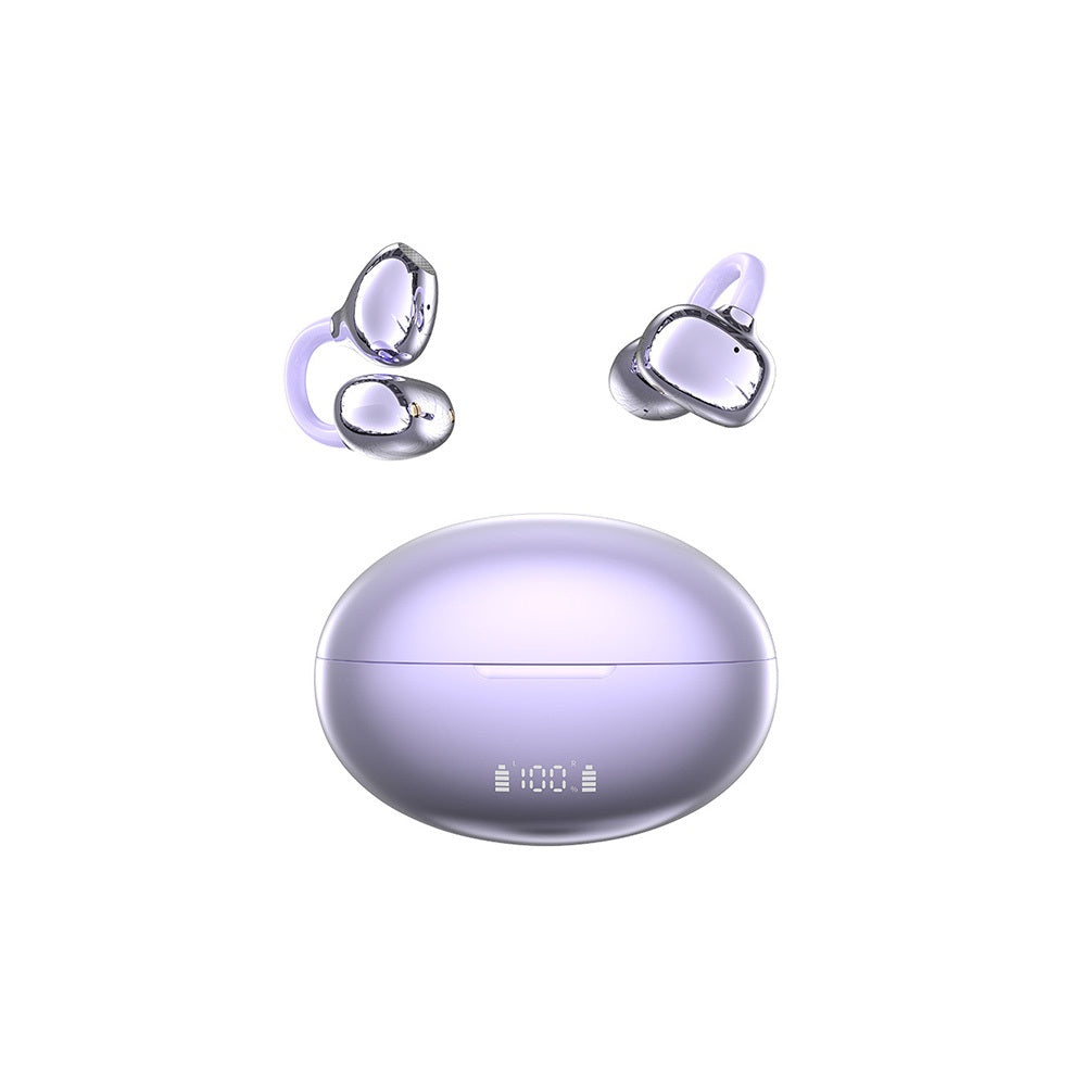 Bluetooth Open Ear Clip-On Earbuds Wireless Headphones for Sports