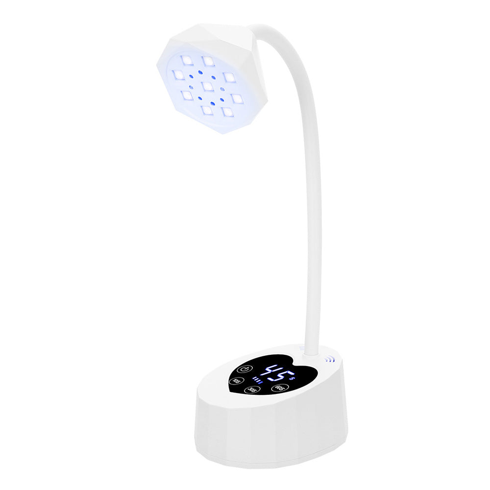 UV LED Nail Lamp Rechargeable Fast Curing with 3 Timers Auto Sensor for Gel Nails