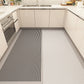 PU Leather Non-slip Water-resistant Kitchen Floor Rug