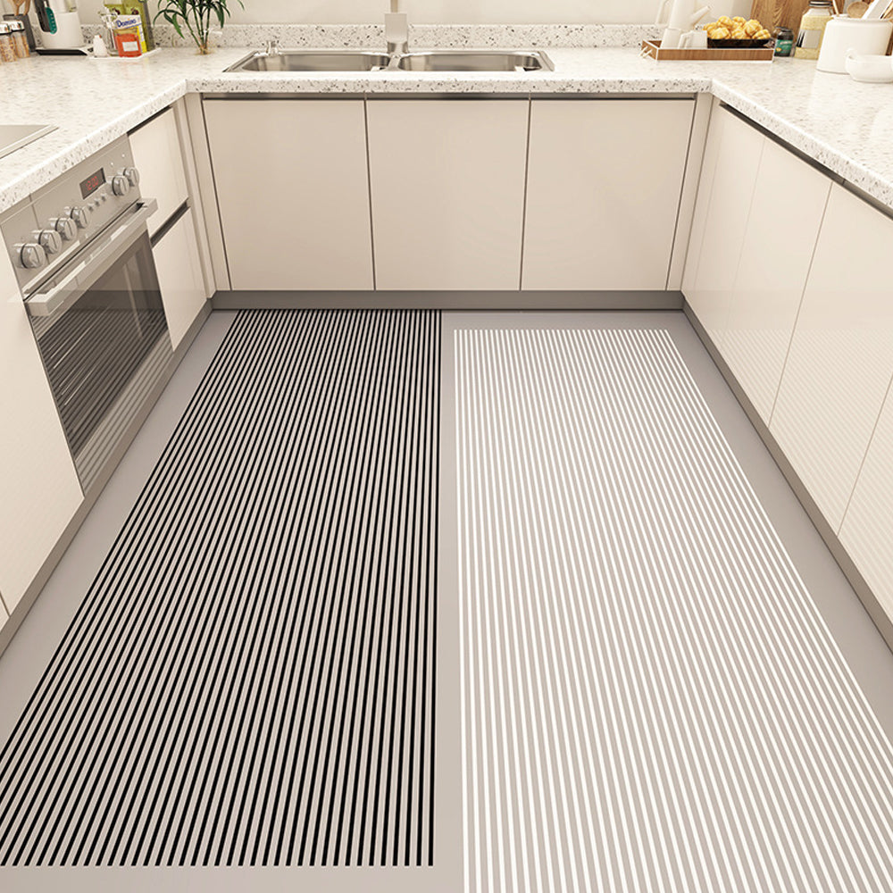 PU Leather Non-slip Water-resistant Kitchen Floor Rug