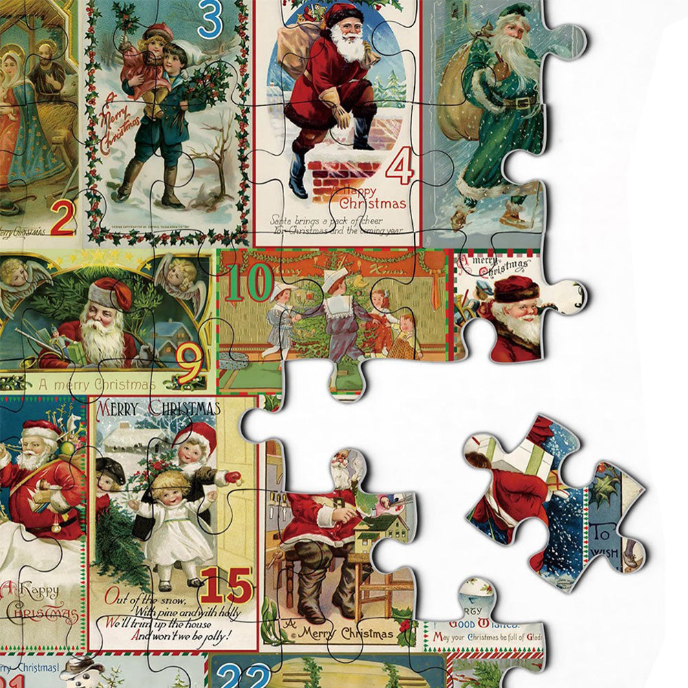Christmas Advent Calendar Puzzle 1000 Piece Advent Calendar 24 Days Countdown Puzzles Toy