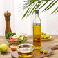 Glass Olive Oil Bottle Dispenser Oil And Vinegar Cruet With Pourers And Funnel
