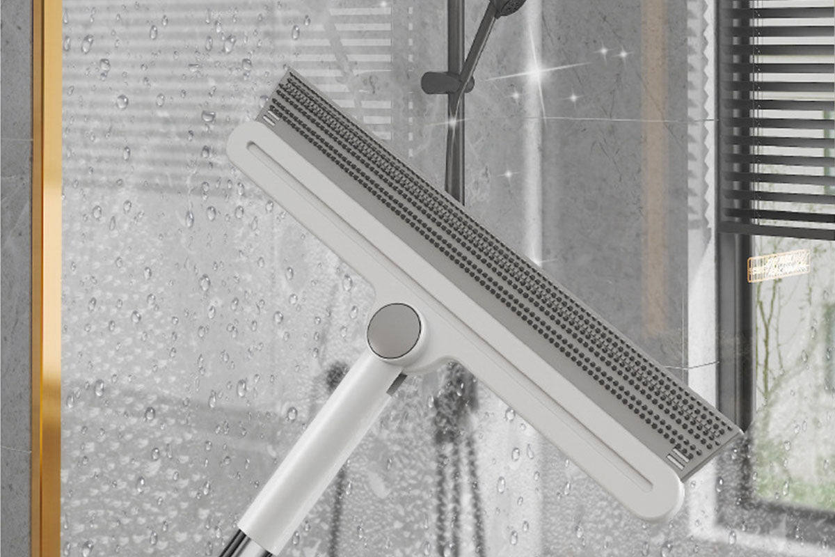 Telescopic Hair Remover Carpet Brush Squeegee Floor Broom