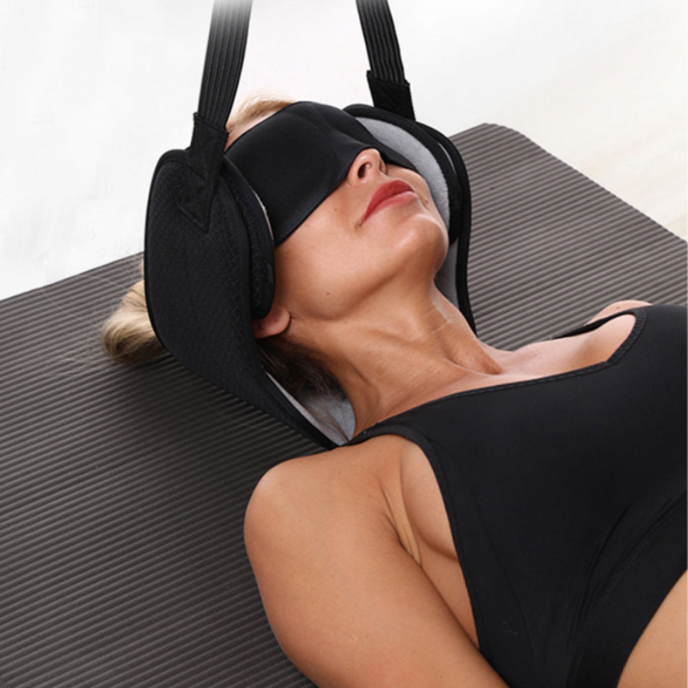 Portable Cervical Head Hammock Traction Device Pain Relief Massager