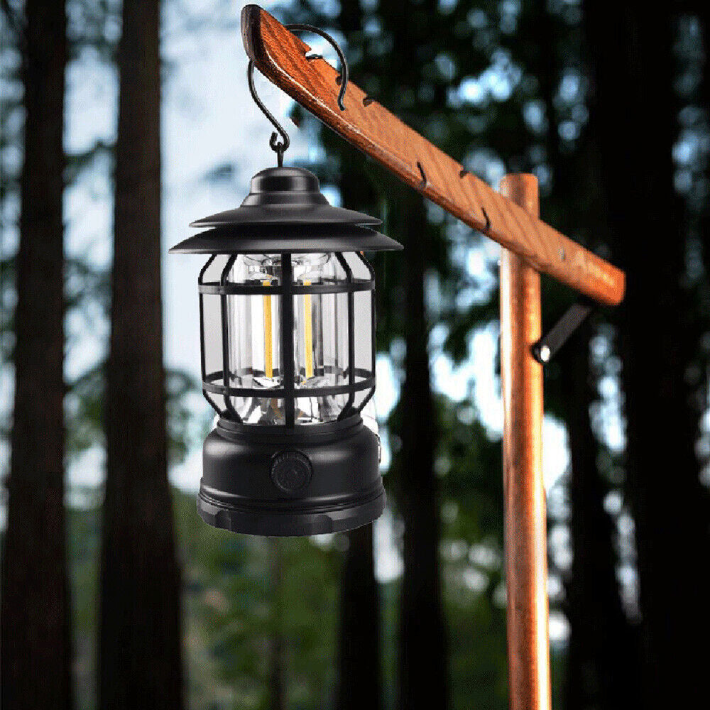 Rechargeable Retro Tent Camping Night Lamp