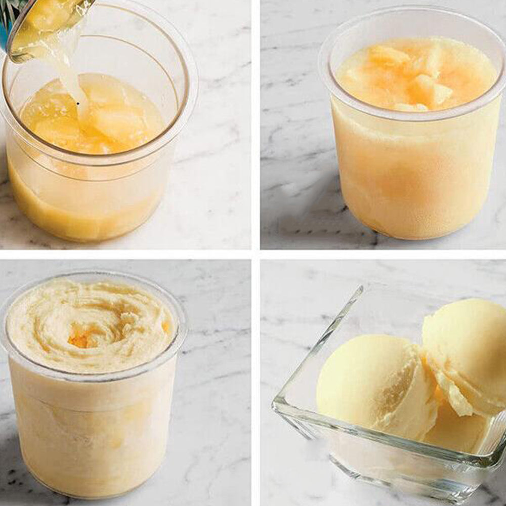 4Pcs Cream Pints Cup Storage Jars For Ninja NC299AM C300s Series