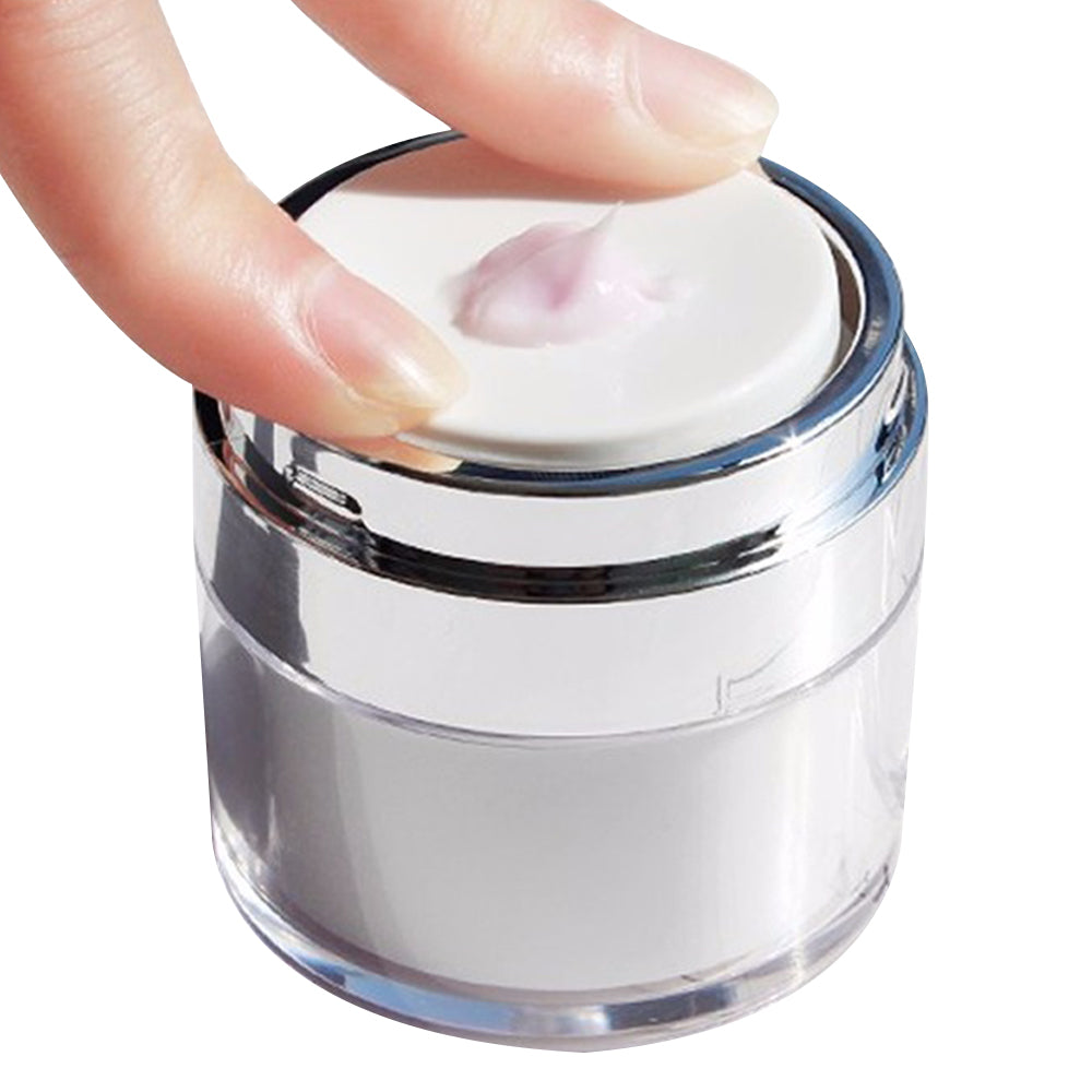 4Pcs Portable Travel Size Container Refillable Pump Press Cosmetic Cream Empty Bottle
