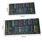 Excel Shortcut Office Desk Mat Non-Slip Desk Mouse pad Office Keyboard Shortcuts Mouse pad