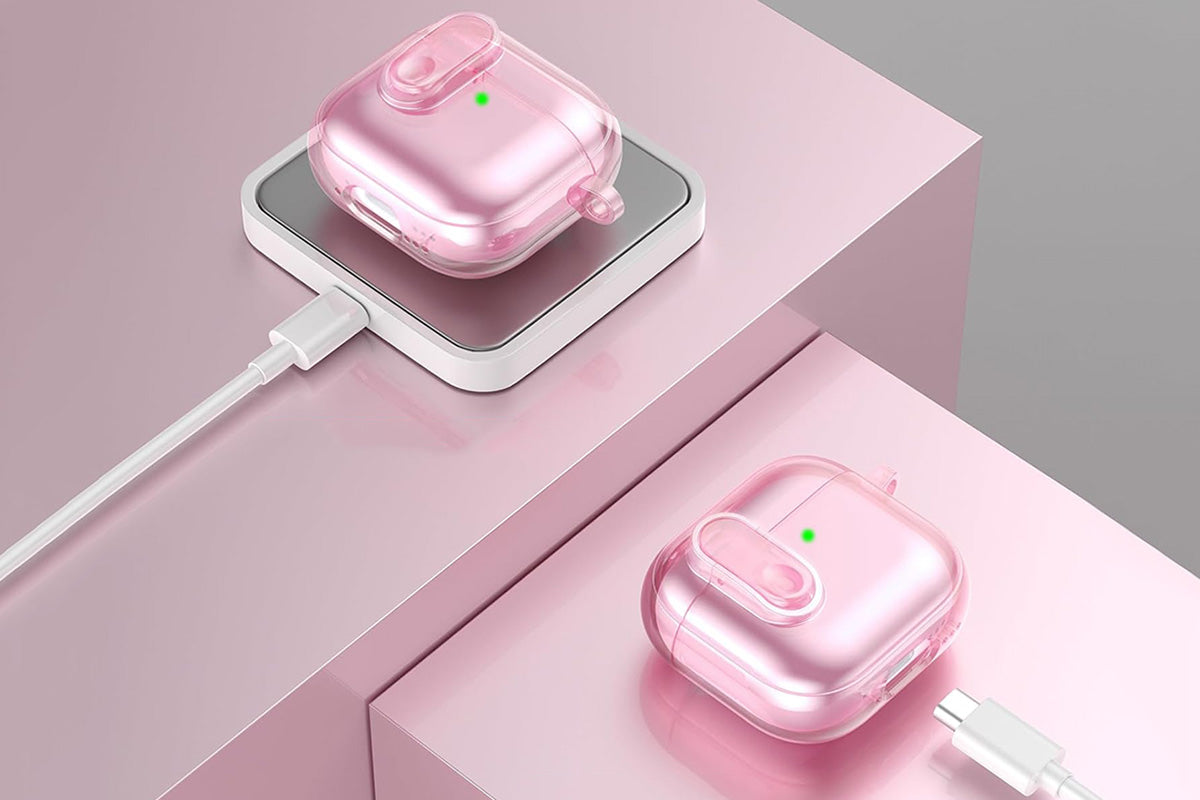 Earphones Case Compatible with Apple Airpods 4 Soft TPU Clear Earbuds Case