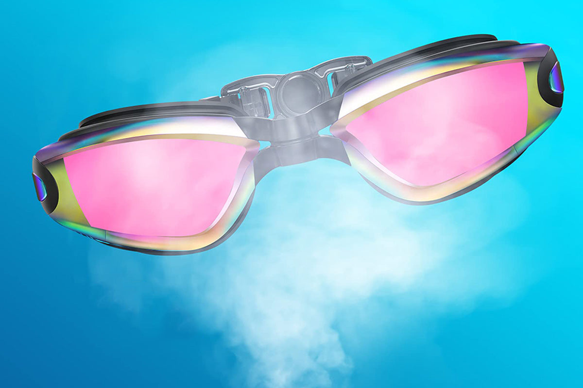 2Pcs Swimming Goggles Anti Fog No Leaking Swim Goggles for Adult Women Men