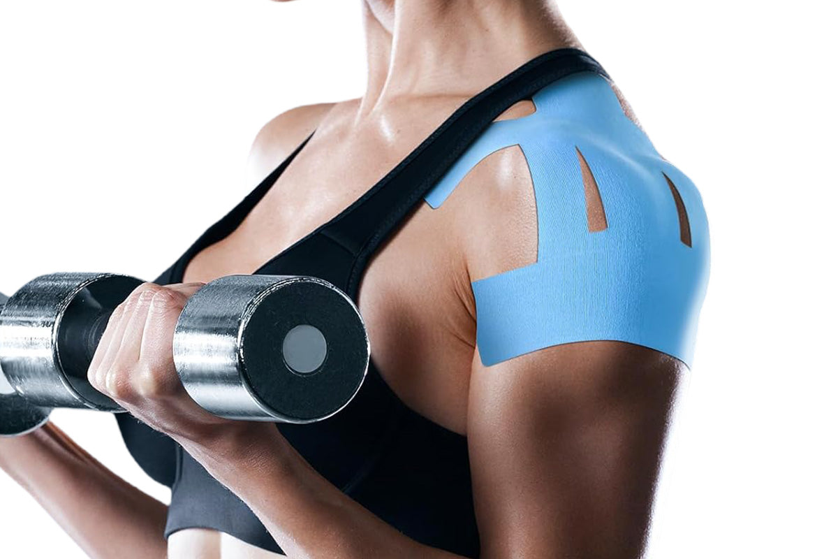 20PCS Kinesiology Tape For Shoulder Precut Enhance Elastic Sports Tape For Shoulder Support -Cuticolor
