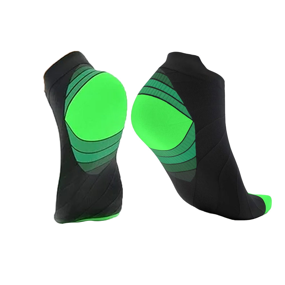 3Pcs Plantar Fasciitis Compression Socks Foot Sleeve Ankle Support Brace Achy-Orange+White+Green