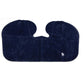 2 Pack Inflatable Travel Neck Pillow U Shaped for Car Plane Soft Velvet PVC Portable
