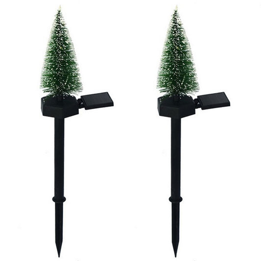 Solar Powered LED Snowflake Christmas Tree Light