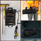 Roll-Up Hardware Tool Storage Bag with Detachable Zipper Pouch
