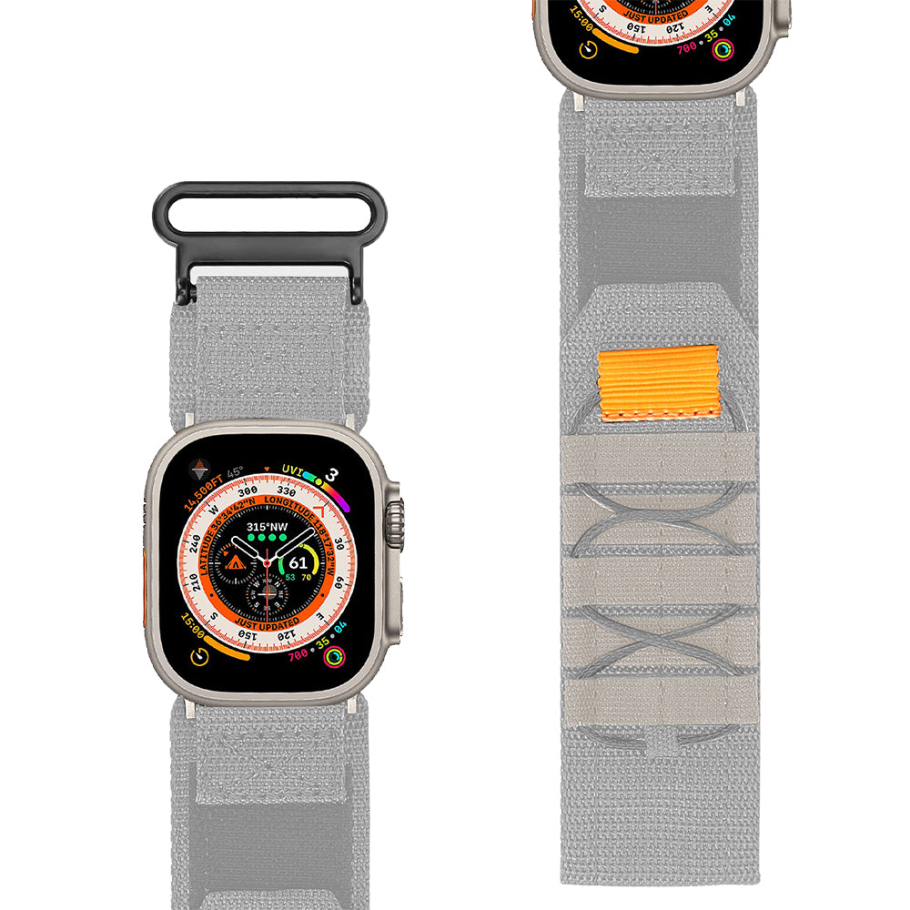 Nylon Watch Band Strap Compatible with Apple Watch 38/40/41/42/44/45/49cm