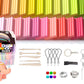 82-Color Air Dry Clay Modeling Set with Sculpting Tools