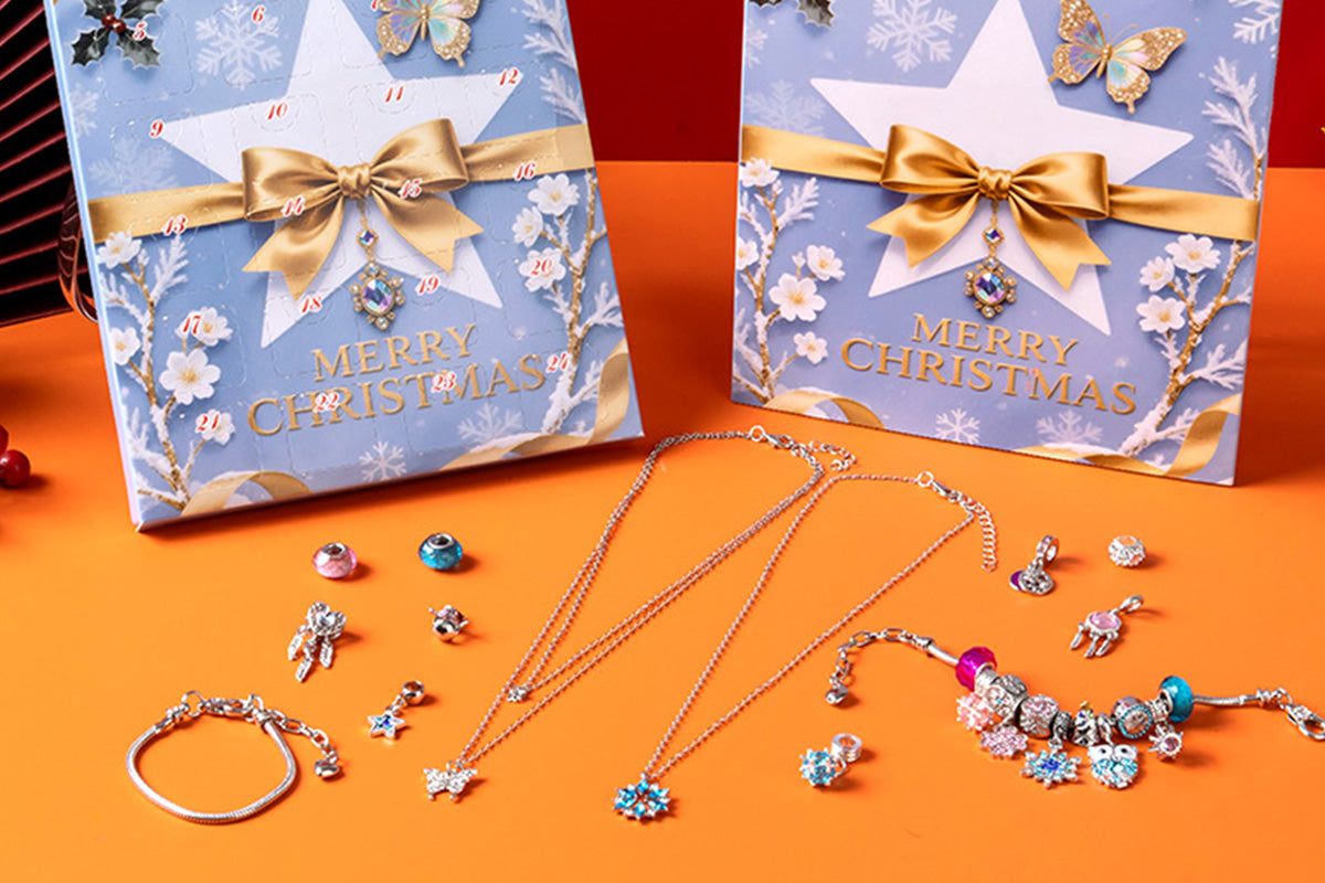 DIY Charm Bracelet Blind Box Jewelry Making Kit Holiday Birthday Gift for Girls Teens