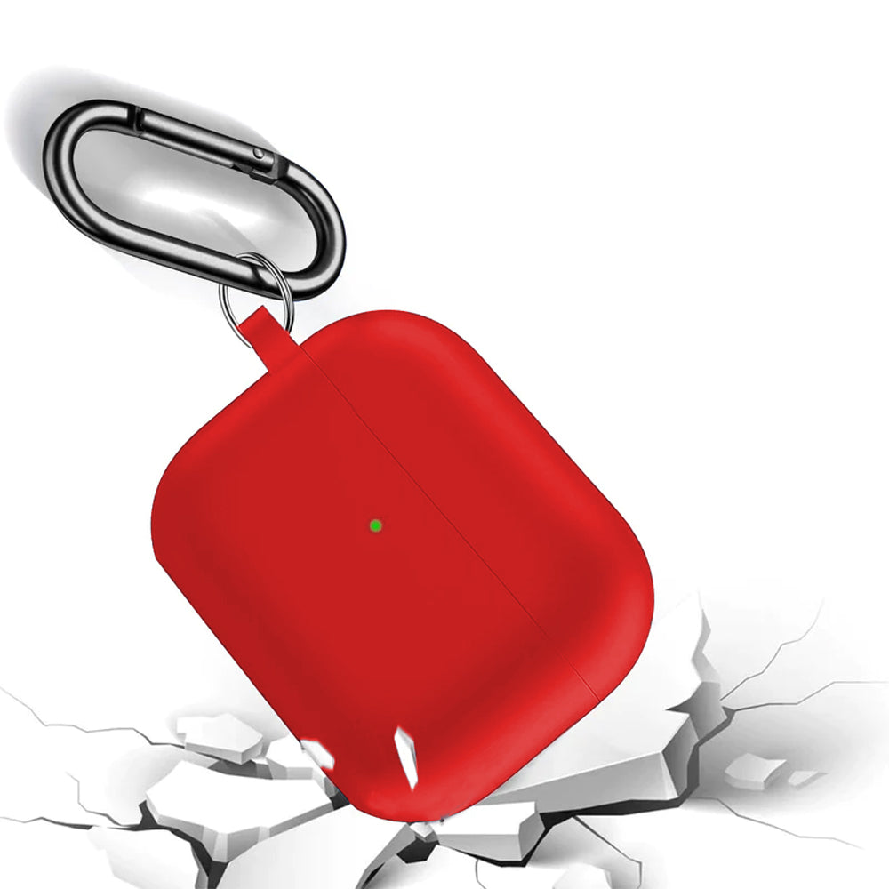 Silicone Case Cover Compatible with AirPods 3rd Generation with Cleaner kit  and Keychain