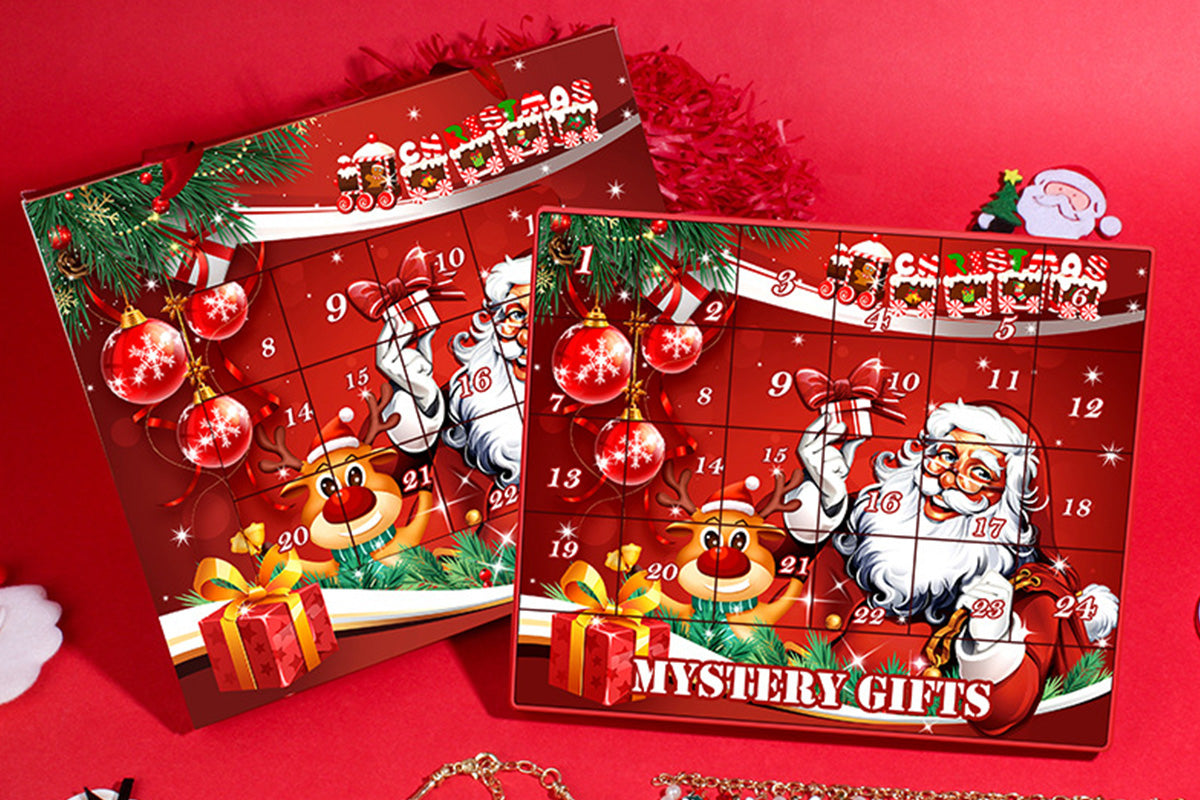 2025 Christmas Advent Calendar Bracelet Blind Box Kit DIY Charm Bracelets Gift