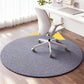 Round Office Chair Mat Anti Slip Floor Protector for Home Office-Grey