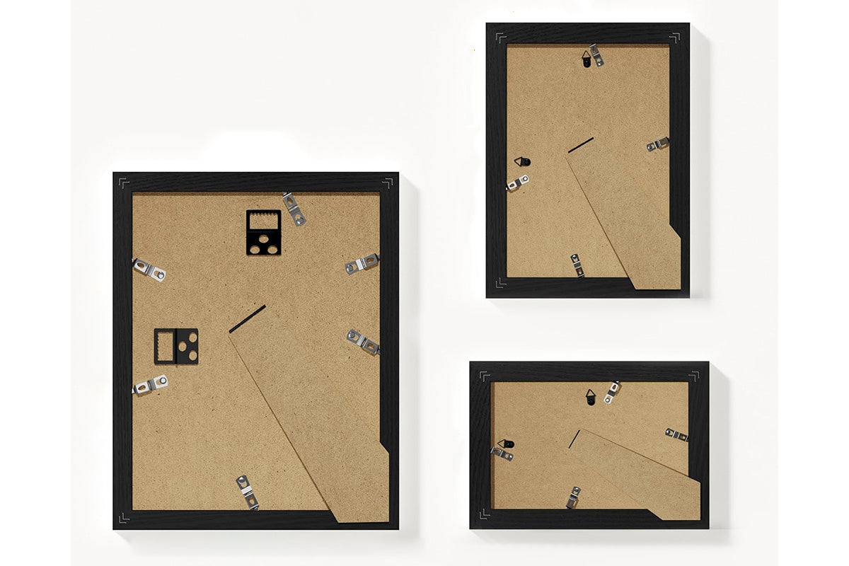 15 Piece Picture Frame Set Multi-size Collage Photo Frames for Wall or Tabletop Display