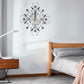 Luxury Wall Clock Metal Rhinestone-Studded Modern Silent Clock