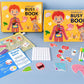 Montessori Busy Book Human Body Anatomy Book Learning Human Body Activities Book