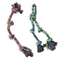 2 Pack Cotton Rope Dog Toys Durable Tug Chew Ropes for Large Breed Dogs