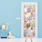 4-Layer Stuffed Animal Storage Hanging Mesh Bag Toy Organizer with Metal Hook