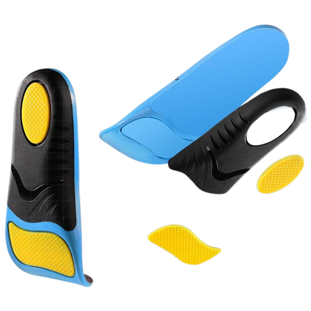 Insoles Support Shock Absorption High Arch Flat Feet Work Shoe Insert