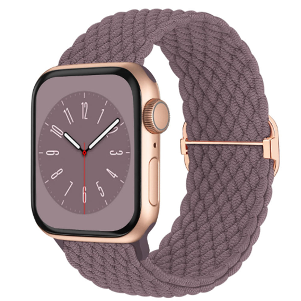 Adjustable Braided Loop Nylon Strap Compatible with Apple Watch 38/40/41/42 /44 /45 /49mm