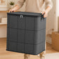 3 Pack 180L Foldable Clothes Storage Bags with Handles 50x50x70cm