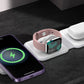 3 in 1 Foldable Wireless Charging Base for iPhone 16 15 14 13 12 Pro Max Plus Apple Watch and AirPods