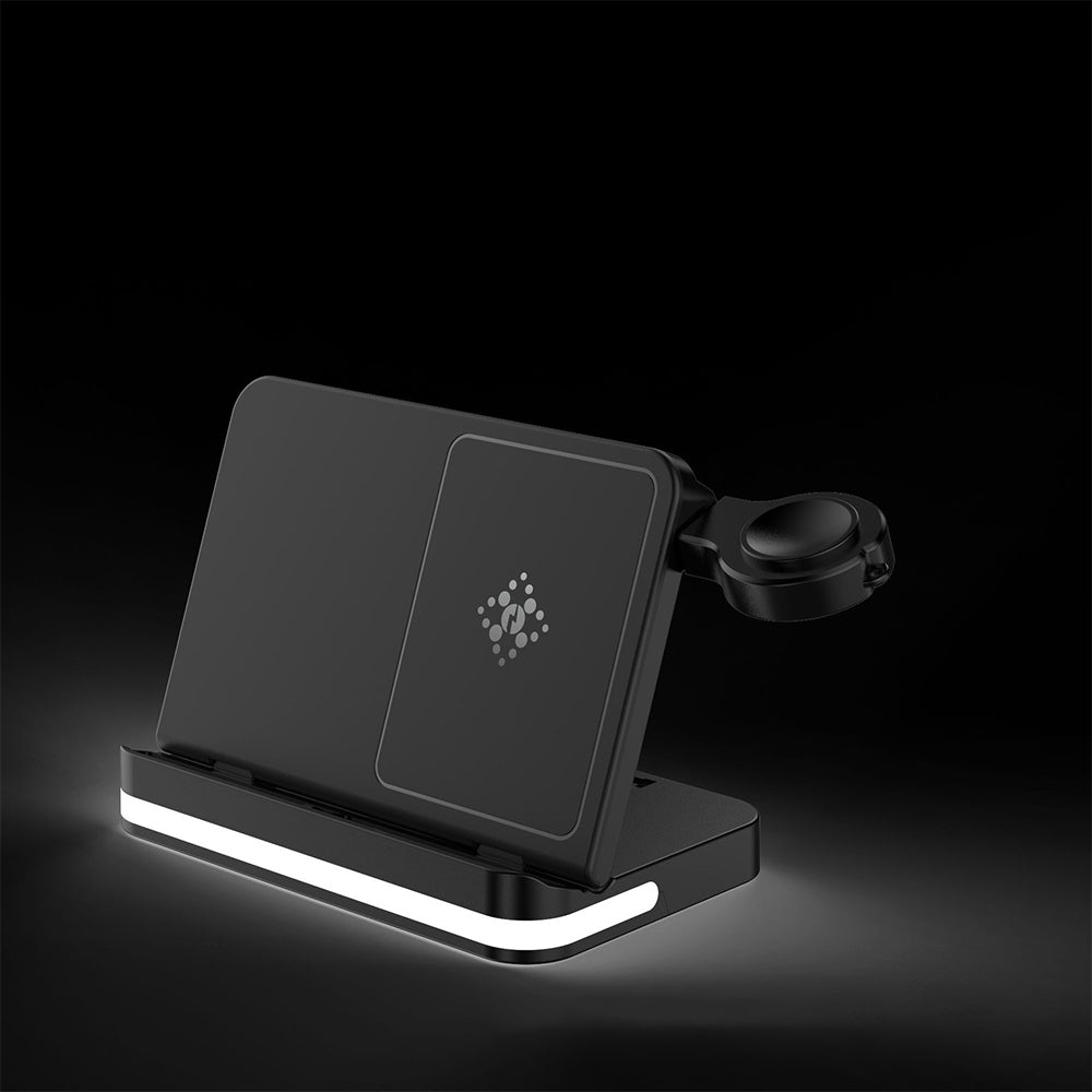 Samsung 3-in-1 Wireless Charging Station Fast Charger Stand for Phone Watch Earbuds