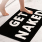 Anti-Slip Bathroom Doormat with Letters