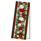 Linen Christmas Table Runner Long Farmhouse Holiday Home Kitchen Table Decorations