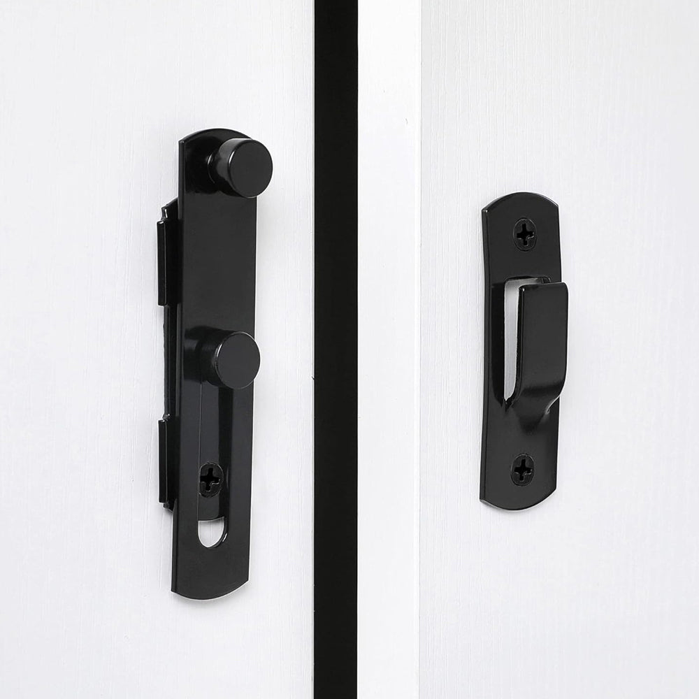 4Pcs Barn Door Latches Stainless Steel Barn Gate Flip Door Locks